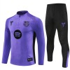 FC Barcelona Trenings Collegegenser 2025-26 Kvart-Zip Lilla - Herre